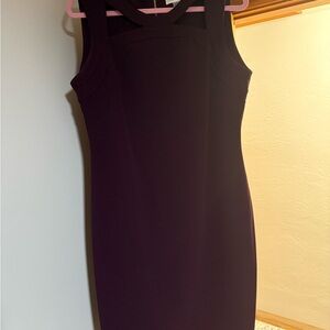 Calvin Klein Deep Purple Midi Dress